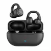 JLab Flex Open Air Clip Auriculares True Wireless, Bluetooth 5.3, 32h de autonomía total, IP55, Negro