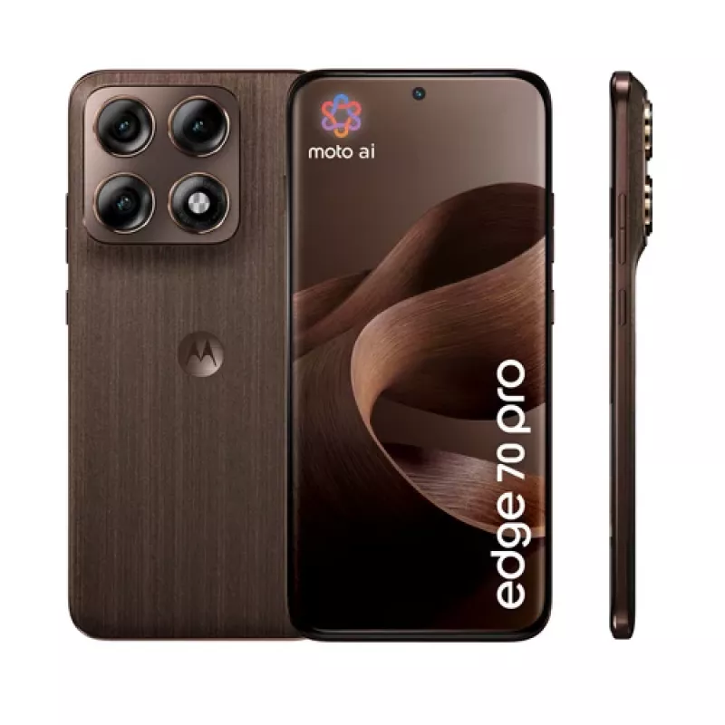 Motorola Moto Edge 70 Pro 8/256GB Pantone Chicory Coffee (Madera)