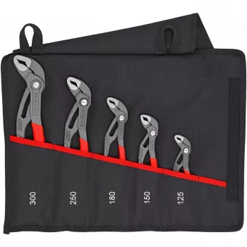 Set de alicates de bomba de agua KNIPEX Cobra 5 piezas en bolsa plegable 00 19 55 S5
