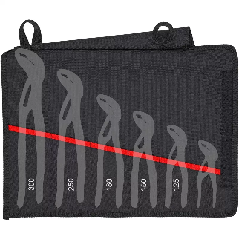 Set de alicates de bomba de agua KNIPEX Cobra 5 piezas en bolsa plegable 00 19 55 S5