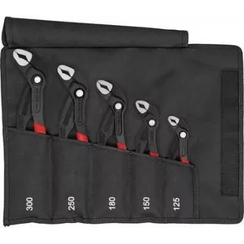 Set de alicates de bomba de agua KNIPEX Cobra 5 piezas en bolsa plegable 00 19 55 S5