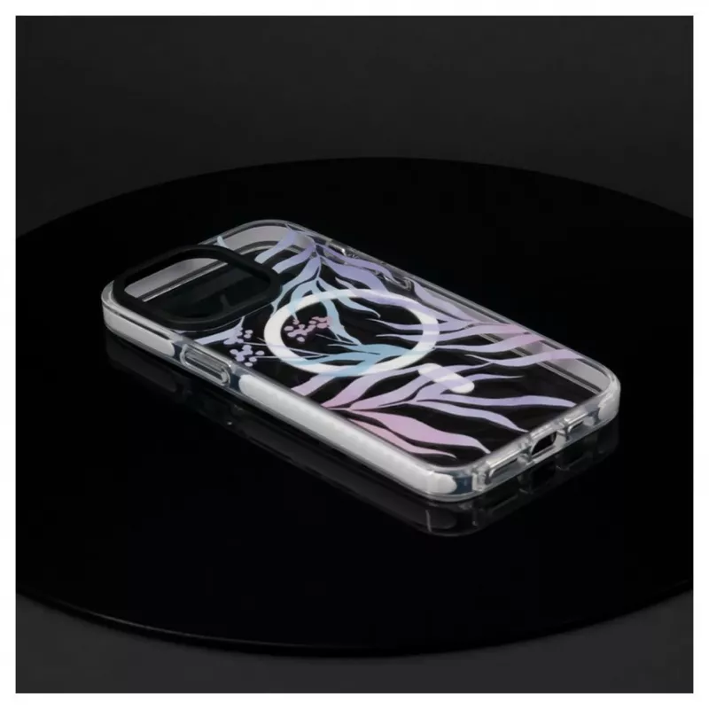 Evelatus funda PC+TPU con MagSafe para Apple iPhone 15 Pro - Estampado floral personalizado