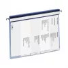 DURABLE Carpeta de personal con carril colgante A4 azul 255406