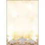Sigel Papel con motivo navideño estrellas brillantes - A4 (210 x 297 mm) - 90 g/m² - 100 hojas (DP029)