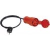 BENNING 16 A Cable adaptador de conector hembra CEE a conector macho Schuko para verificación VDE 0701/0702 (044122)