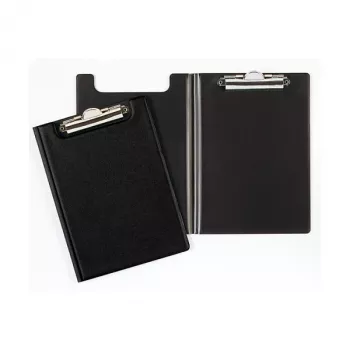 DURABLE Carpeta con pinza A5 negra con clip de resorte 2359-01