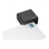 MAUL Abrecartas eléctrico, a pilas, negro, cuchillas de acero inoxidable, carcasa de plástico (75618-90)