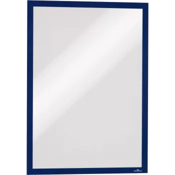 DURABLE DURAFRAME A3 Marco informativo autoadhesivo, azul oscuro, pack de 2