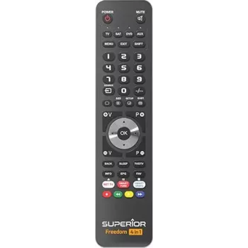 Superior Electronics Freedom Mando a distancia universal programable negro SUPTUB003