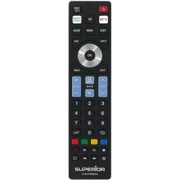 SUPERIOR ELECTRONICS SUPER Ready5 S Mando a distancia universal – negro SUPTRB019