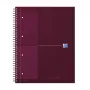 Oxford International Collegeblock Cuaderno, DIN A4+, cuadriculado, tapa dura, encuadernación espiral, 80 hojas, negro 400191241