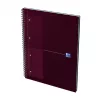 Oxford International Collegeblock Cuaderno, DIN A4+, cuadriculado, tapa dura, encuadernación espiral, 80 hojas, negro 400191241