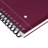 Oxford International Collegeblock Cuaderno, DIN A4+, cuadriculado, tapa dura, encuadernación espiral, 80 hojas, negro 400191241