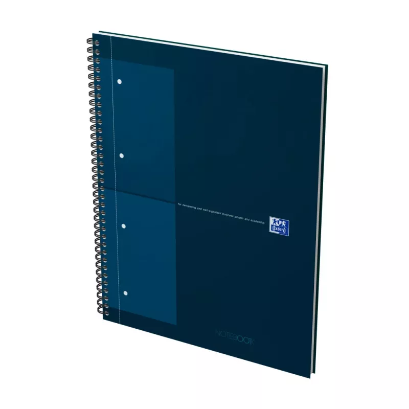 Oxford International Collegeblock Cuaderno, DIN A4+, cuadriculado, tapa dura, encuadernación espiral, 80 hojas, 1 unidad 400191243