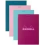 Rhodia N.º 11 A7 cuaderno cuadriculado, colores surtidos, 80 hojas, pack de 10 11295C