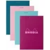 Rhodia N.º 11 A7 cuaderno cuadriculado, colores surtidos, 80 hojas, pack de 10 11295C