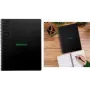 Rhodia Greenbook bloc de notas A5+ cuadriculado negro 119924C