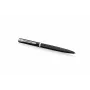 Waterman Impression bolígrafo – laca negra, anillo decorativo cromado, azul medio 2225498