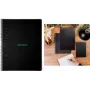 RHODIA Greenbook bloc de notas A4+ cuadriculado negro reciclado 80 hojas 119932C