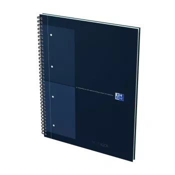 Oxford International cuaderno A4+ cuadriculado tapa dura encuadernación espiral 80 hojas 400191240