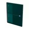 Oxford International bloc de notas cuaderno, DIN A4+, cuadriculado, tapa dura, encuadernación espiral, 80 hojas 400191242