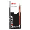 Rotring Tikky Retro portaminas 0,5 mm rojo punta cromada zona de agarre de goma 2202568