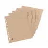 Oxford TOUAREG índice de cartón A4, 5 pestañas, en blanco, beige, papel reciclado 280 g/m², perforación universal (1 juego) 100204964