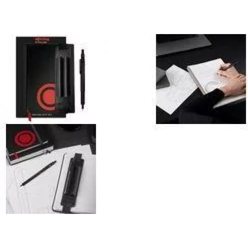 Rotring 600 portaminas 0,5 mm negro set de regalo 2224710