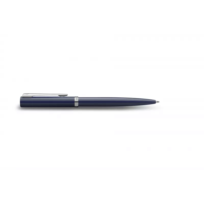 Waterman Impression bolígrafo – laca azul, anillo decorativo cromado, punta media, caja regalo 2225468