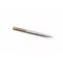 Waterman Impression bolígrafo de acero inoxidable con detalles dorados, azul medio, caja regalo 2225495