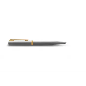 Waterman Impression bolígrafo de acero inoxidable con detalles dorados, azul medio, caja regalo 2225495