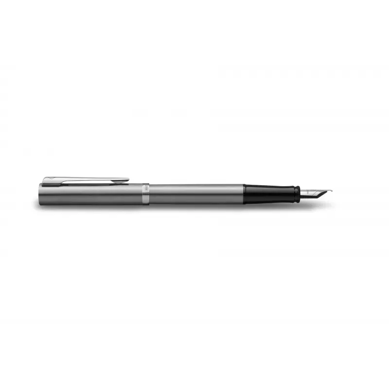 Waterman Allure Impression estilográfica, acero inoxidable con detalles dorados, plumín medio 2225494