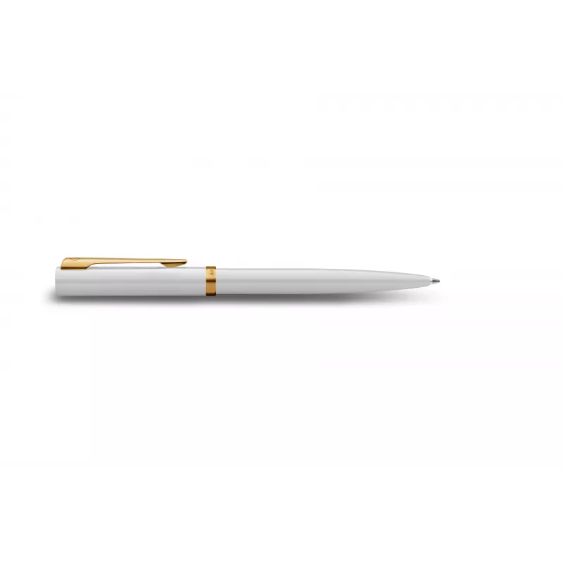 Waterman Allure Impression bolígrafo, laca blanca, adornos dorados, tinta azul media 2225511