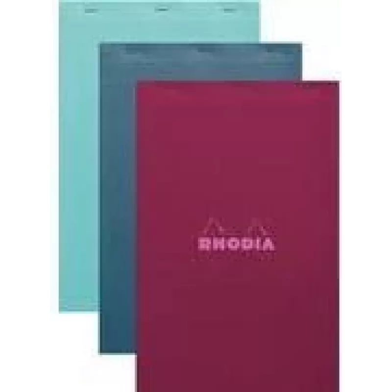 Rhodia N.º 19 bloc A4+ cuadriculado, varios colores, pack de 5 19100C
