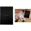 RHODIA GreenPad cuaderno de espiral A4+ rayado negro 90g/m² 80 hojas 119927C