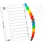 ELBA separadores de cartón Mylar, numéricos 1-12, A4, colores surtidos, 12 piezas (M568587)