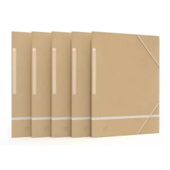 Oxford TOUAREG carpeta de gomas A4+ beige 450 g/m² TCF reciclable (1 ud.) 400081545
