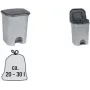 keeeper Torge cubo de pedal, 2x 11 litros, plata 1153616000000