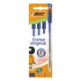 BIC Cristal Original bolígrafo, azul, 0,32 mm, pack de 4 516332
