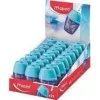 Maped ARCTIC sacapuntas con depósito de virutas, azul transparente, caja expositora de 25 034037