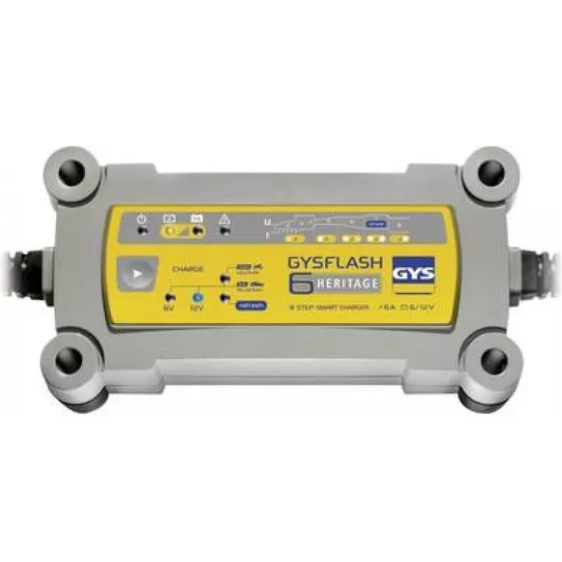 GYS Flash Heritage 6A cargador de batería automático 6V/12V 029538