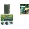 EDA RÉCUP'O Kit de bidón de lluvia 250 L, verde, 600 mm de diámetro, plegable, resistente a los rayos UV 010982 V.CA