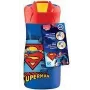 Maped PICNIK Superman Botella de acero inoxidable 0,43 L azul/rojo con pajita 871233