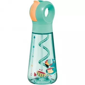 Maped PICNIK TUKAN Botella 0,5 L verde Ecozen con pajita 873103