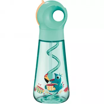 Maped PICNIK TUKAN Botella 0,5 L verde Ecozen con pajita 873103