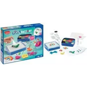 Maped Creativ Pixel Factory Set de arte con perlas de agua - 1100 perlas, 50 perlas especiales, 25 diseños 907700