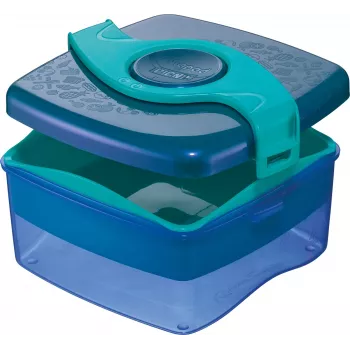 Maped PICNIK ORIGINS fiambrera 1,4L Aqua con 2 compartimentos, recipiente extraíble y separador 870108