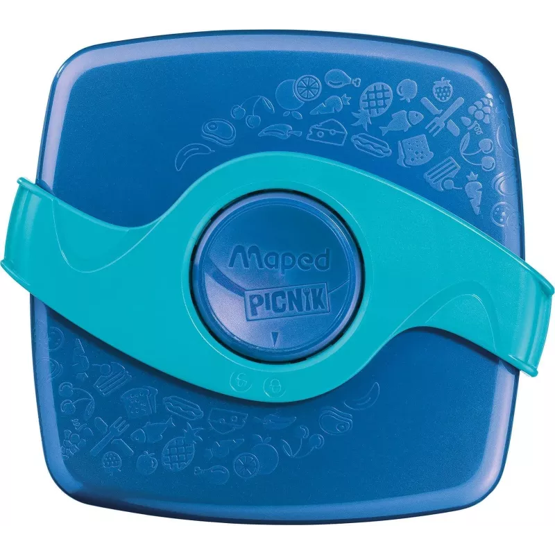 Maped PICNIK ORIGINS fiambrera 1,4L Aqua con 2 compartimentos, recipiente extraíble y separador 870108