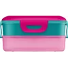 Maped PICNIK Kids Concept Barbie fiambrera 3 en 1, 1,4 L, 2 compartimentos + caja de snacks, rosa/multicolor 871097