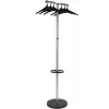 MAUL Wavy-2 perchero con paragüero, plata/negro 9405390